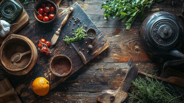 kulinárske náradie a ingrediencie